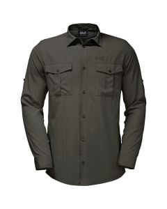 Jack Wolfskin Atacama Roll-up Shirt M - Herreskjorte m/lange ærmer (Jack Wolfskin)