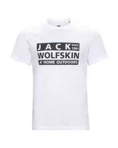 White Rush Jack Wolfskin Brand T-Shirt