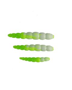ProBaits Bee Mag Softbait Mix Size - White/Chartreuse