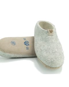 Giu Giu Wool Felt Slippers - Dame