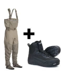Vision Flyfishing Koski + Musta Michelin Waders Sæt