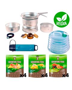 4 personer Vegan Nødpakke Trangia 3 dage