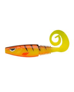 Berkley Sick Curl Softbait - Hot Yellow Perch