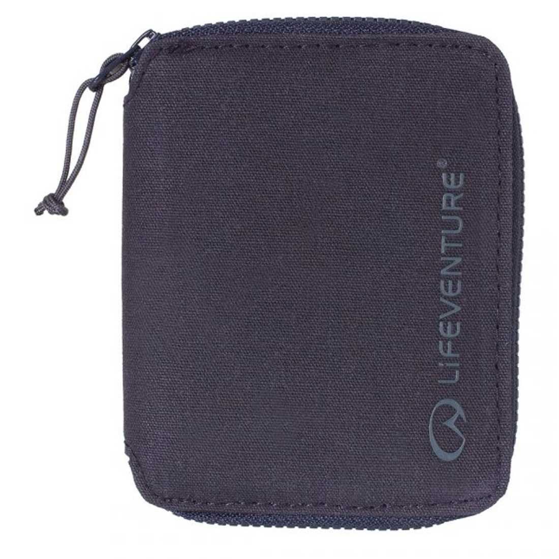 LifeVenture RFID Bi-Fold Wallet Recycled Navy Blue