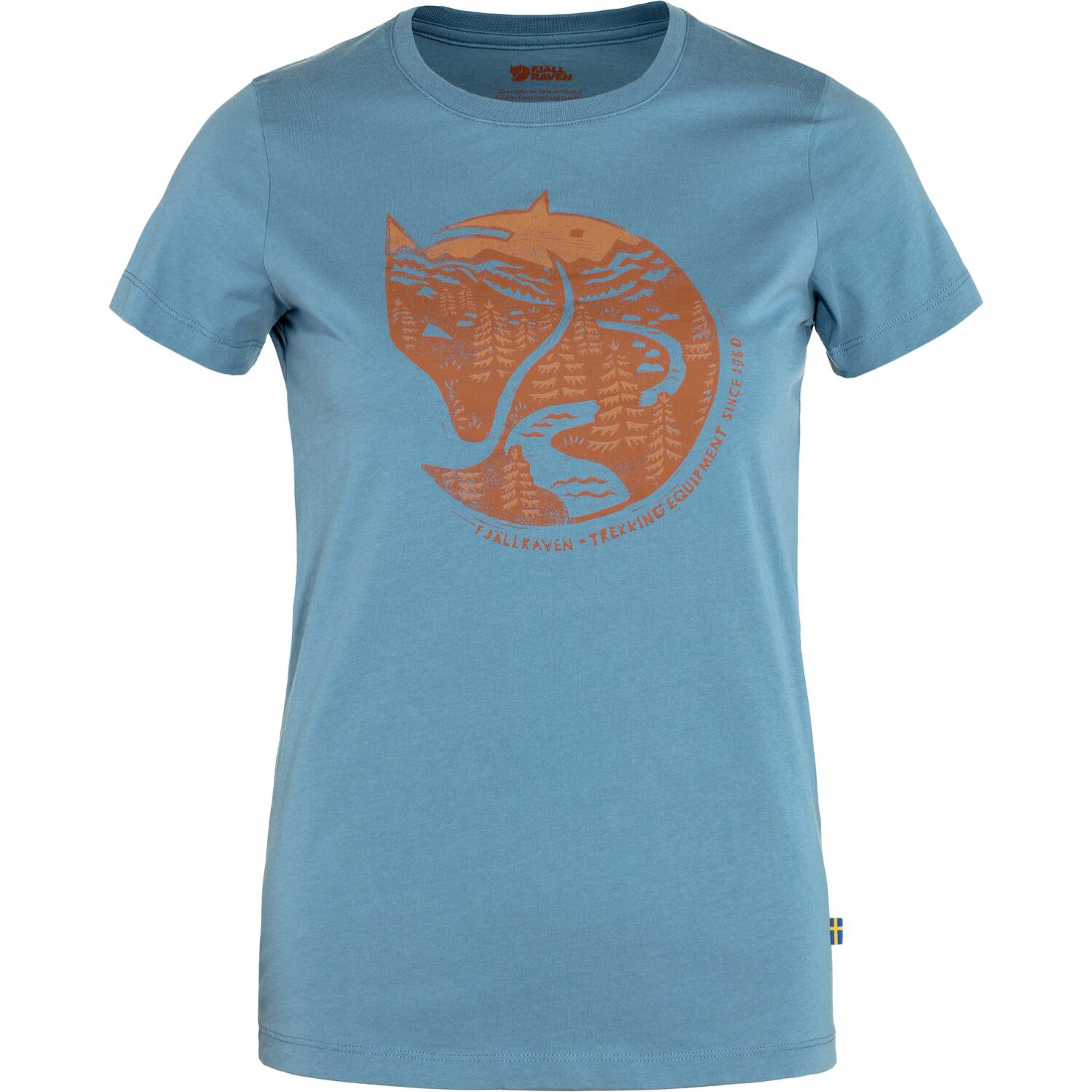 Fjällräven Arctic Fox Print T-Shirt W - Dame